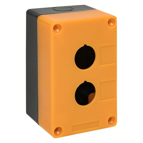 Корпус КП102 пластиковый 2 кнопки желтый EKF PROxima cpb-102-o