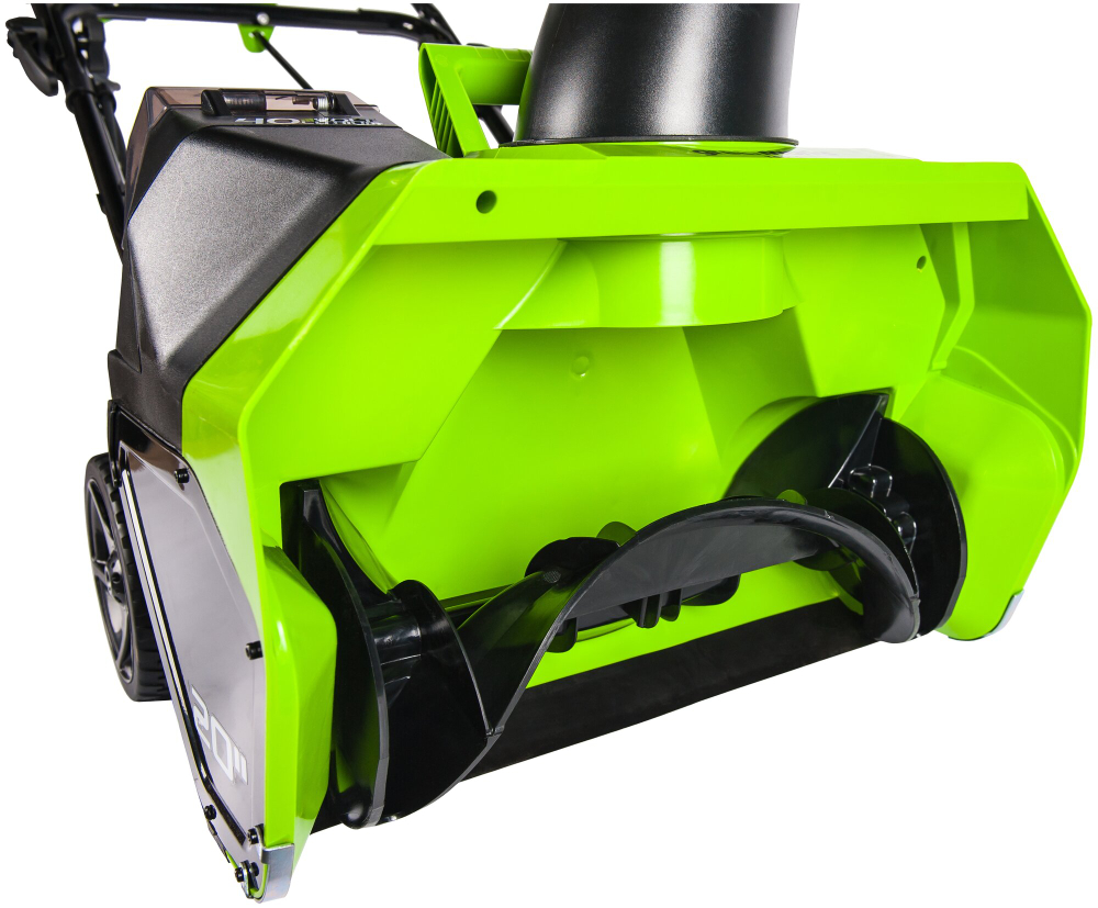 Снегоуборщик аккумуляторный GREENWORKS GD40SB G-MAX 40V,51см,1хАКБ 5 Ач и ЗУ,б/щ (2600007UG)