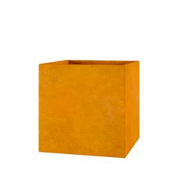Кашпо CUBE GOLD 30х30х30