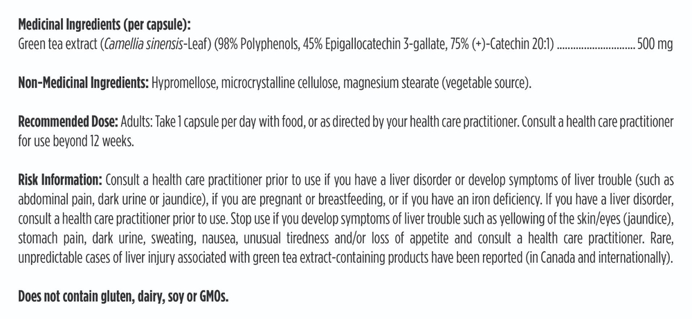 Designs For Health - EGCg - 60 capsules