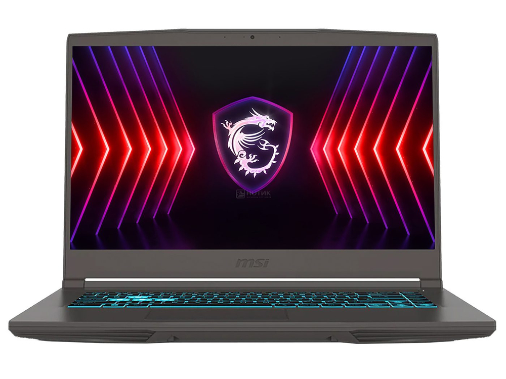Ноутбук MSI Thin 15 B13VE-2650XRU Core i5-13420H 15.6" FHD, IPS,16GB,512GB SSD, RTX4050 6GB Dos, Gray 9S7-16R831-2650