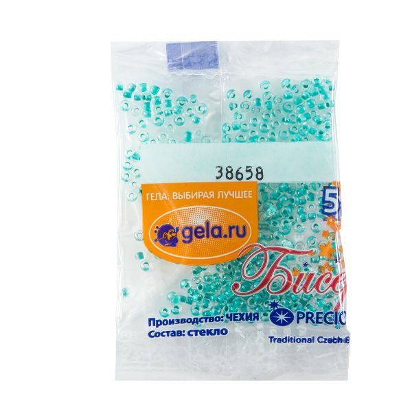Бисер Preciosa 10/0, 50 г (10 шт по 5 г), цв.38658
