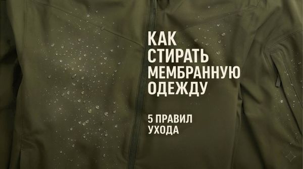 Как правильно стирать мембранную одежду