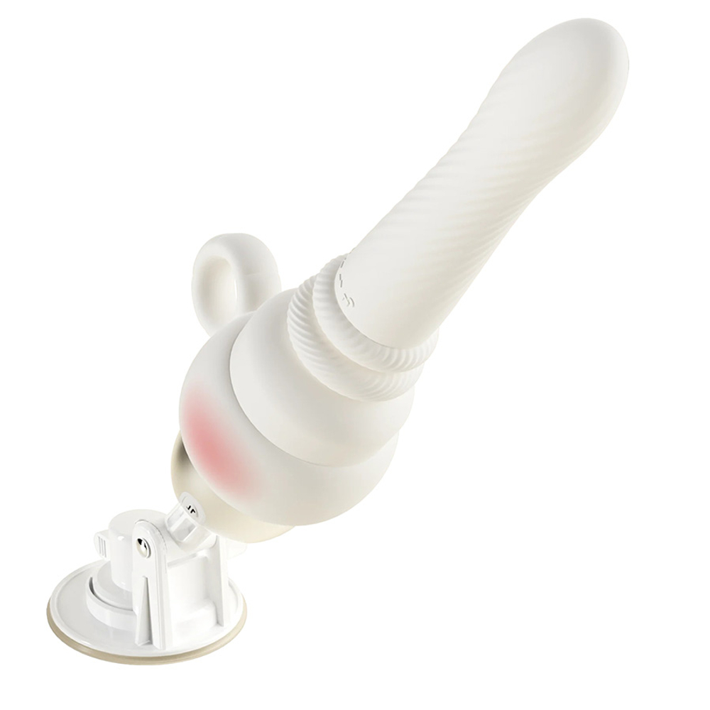 Портативная секс-машина 24,7см с управлением через приложение BeYourLover Release Moji Thrusting Dildo Machine VP757A