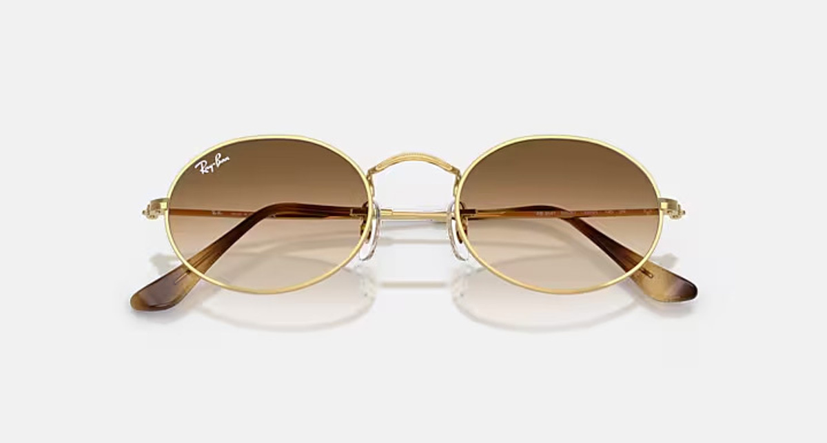 RAY-BAN OVAL METAL RB3547 001/51