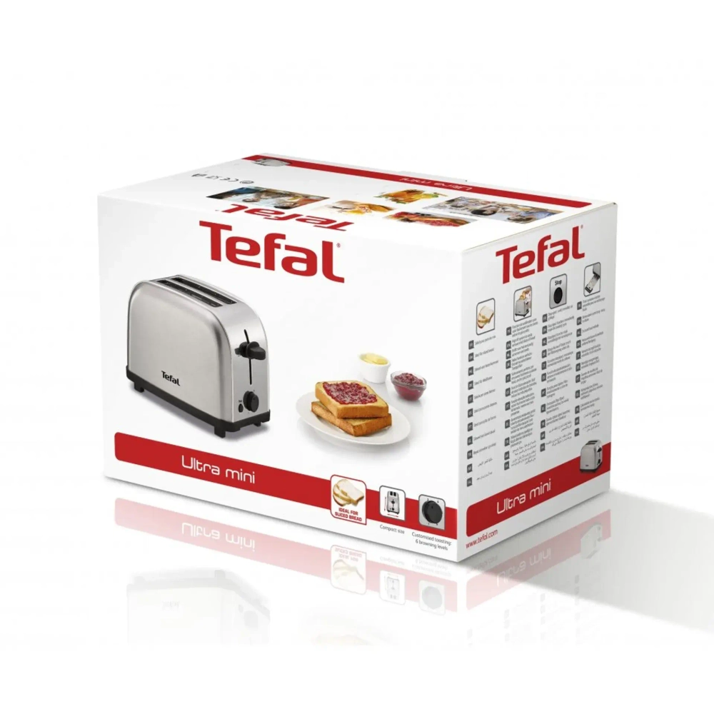 Тостер TEFAL 700 Вт TT330D30 Нержавеющая сталь