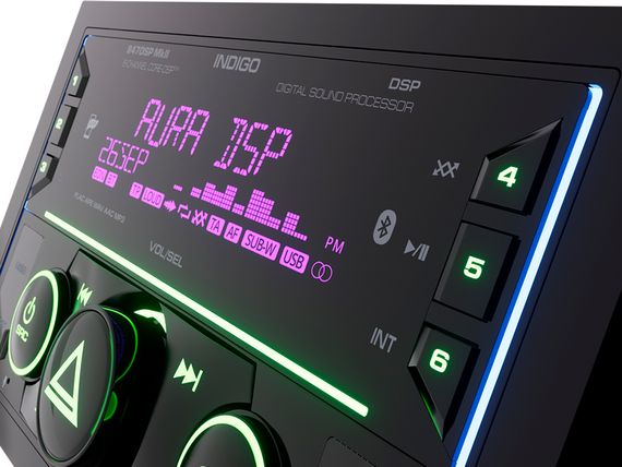 AURA INDIGO-847DSP MkII 4RCA 2DIN