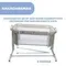 Детская кроватка Chicco Next2Me Magic Evo Desert Taupe