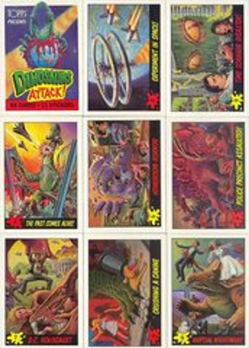 Коллекционные карточки Dinosaurs Attack (1988 г.)