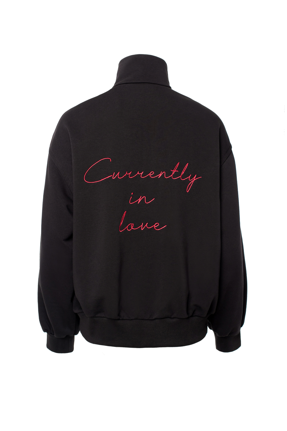 «Half Zip in love» Толстовка с вышивкой.