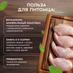 Влажный корм Мнямс Деликатес "Фондан" из мяса курицы с кошачьей мятой для кошек 6 шт по80 г