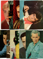№47 Открытки Артисты и актёры СССР 1970–1980-е г. 25 штук. Цветные, чистые, без повторов