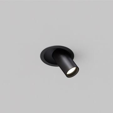 Встраиваемый потолочный светильник 1*GU10 C048CL-01-GU10-B чёрный Focus S Maytoni