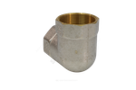 Угольник латунь никель Ду 40 (1 1/2") ВР/ВР 9001 ГОСТ 32585-2013 Aquasfera 9001-05