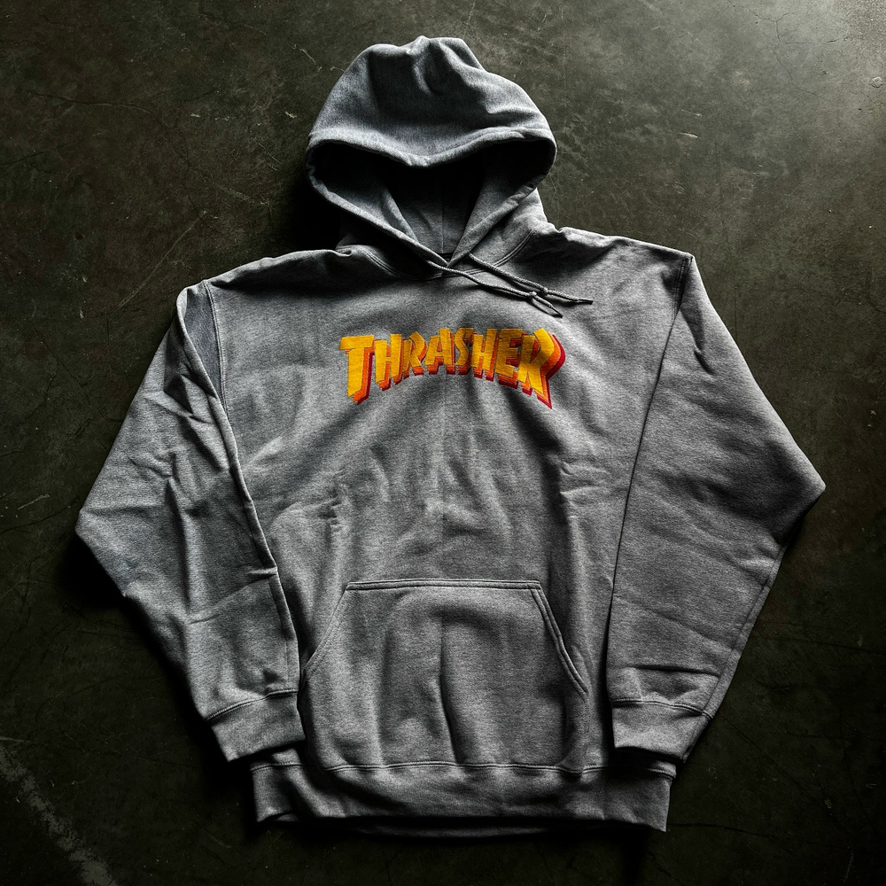 Худи Thrasher Stacked Sport Grey