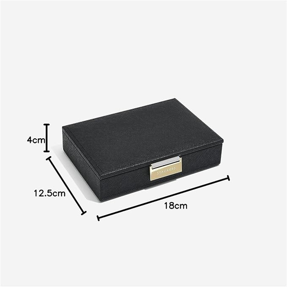 Органайзер для украшений Stackers Mini Box Lid (Black)