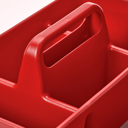 IKEA STACKSTOD  (ИКЕА СТАКСТОД)  -  Органайзер для стола - красный 32х18х16 см