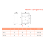 Водонагрев. ATLANTIC VERTIGO Basic 100 ES-VM0802F220F- B20MMME08YWW