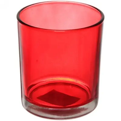 Подсвечник «Oasis-Glass» 8,8*10см цвет красный