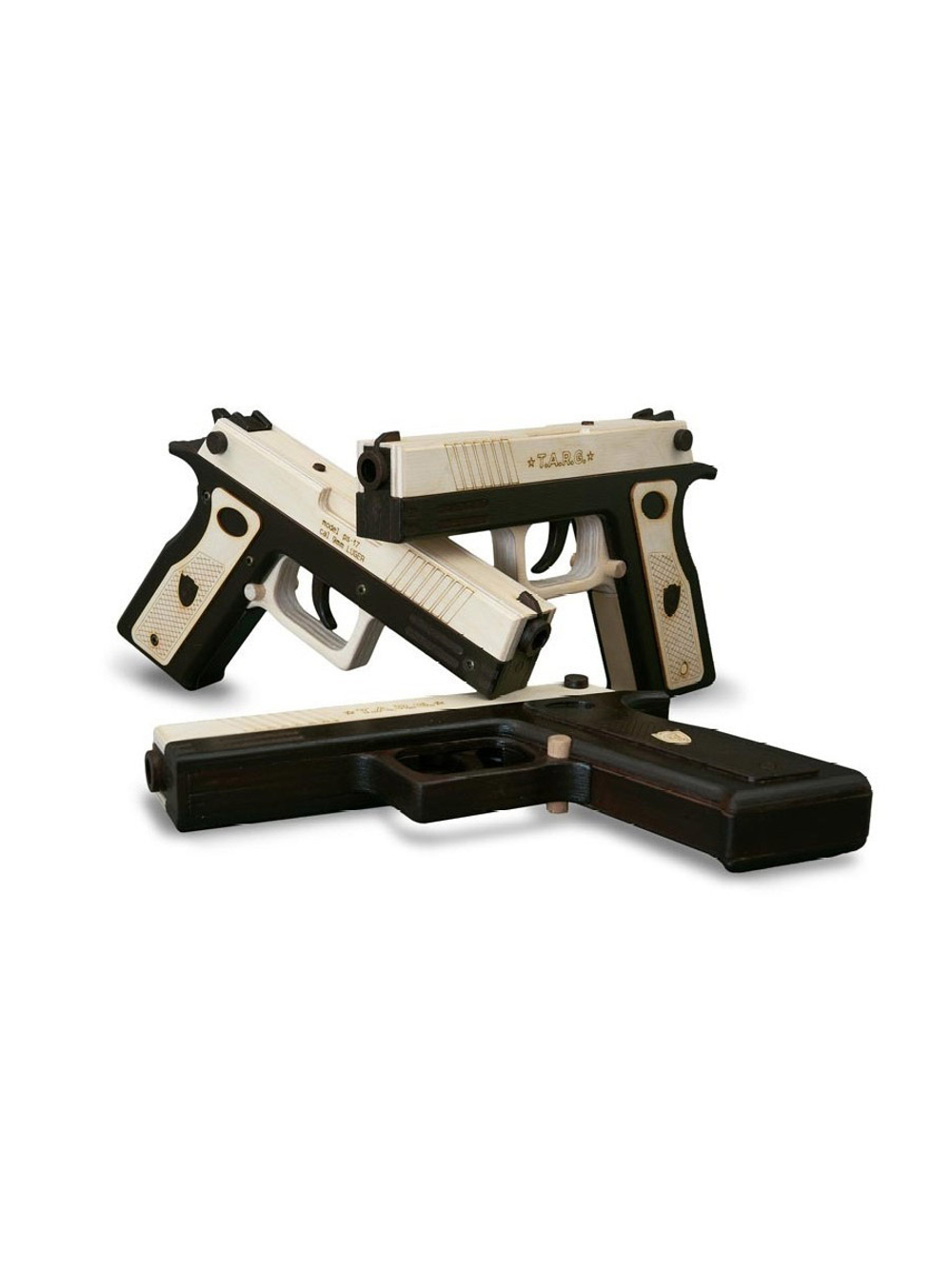 Деревянный конструктор Пистолет GUARD PS-17 (TARG)