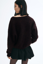 Шерстяной джемпер — короткая модель - H&M