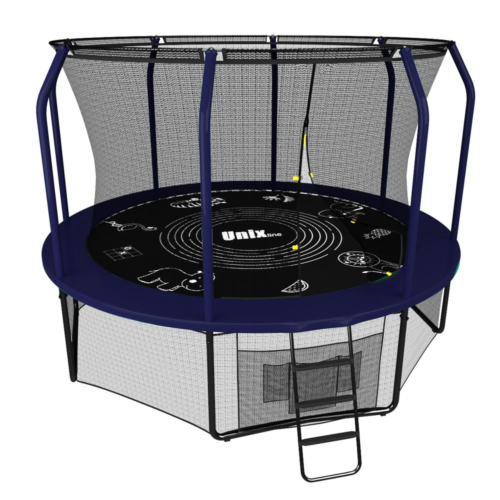 Батут UNIX line SUPREME GAME 14 ft (blue)