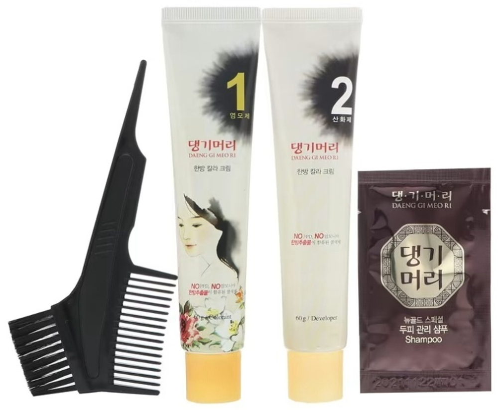 Daeng Gi Meo Ri Мягкая краска для волос на основе лекарственных трав Natural brown