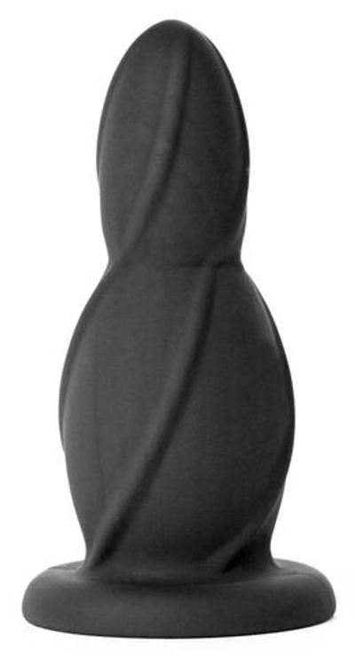 Чёрная анальная пробка Buttplug Small - 9,4 см. (Цвет: черный)