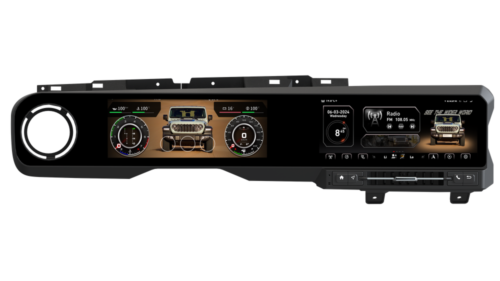 Установочный комплект для JEEP Wrangler 2018-2021 красный  KUBERG ZH-J1301R