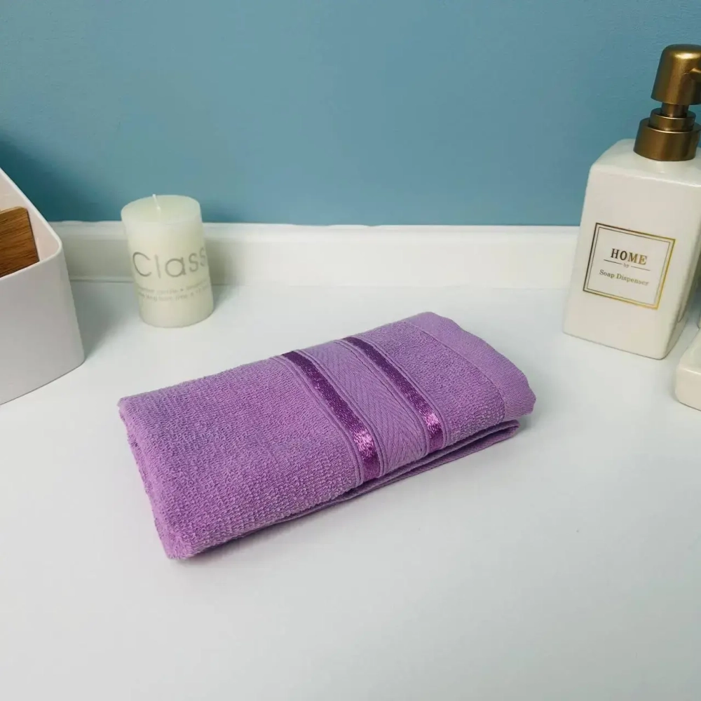 Полотенце махровое 30*50см «Comfort» цвет глициния 06-093, плотность 300гр/м2 TJ