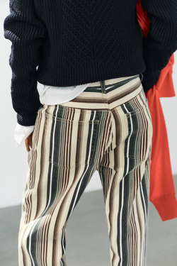 ZARA ДЖИНСЫ TRF BOYFRIEND СО СРЕДНЕЙ ПОСАДКОЙ, ПОЛОСКИ