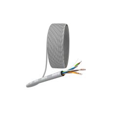 Кабель витая пара Intro I-U4PVC-A-100 для интернета U/UTP 4x2x24 AWG 5e CCA PVC 100 м | Intro