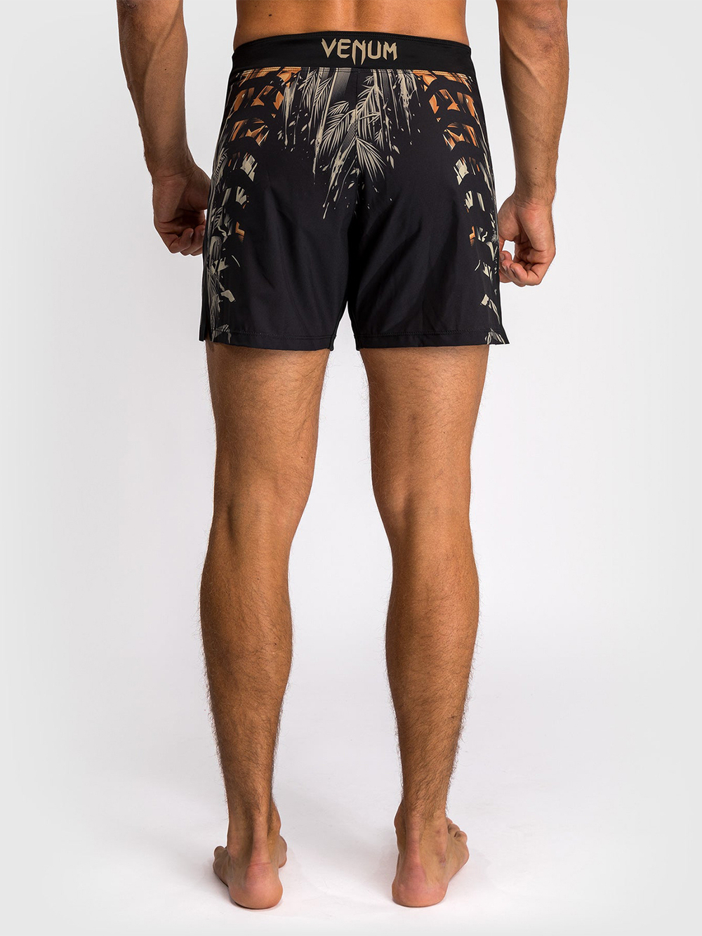 Шорты ММА Venum Tiger Black/Neo Orange