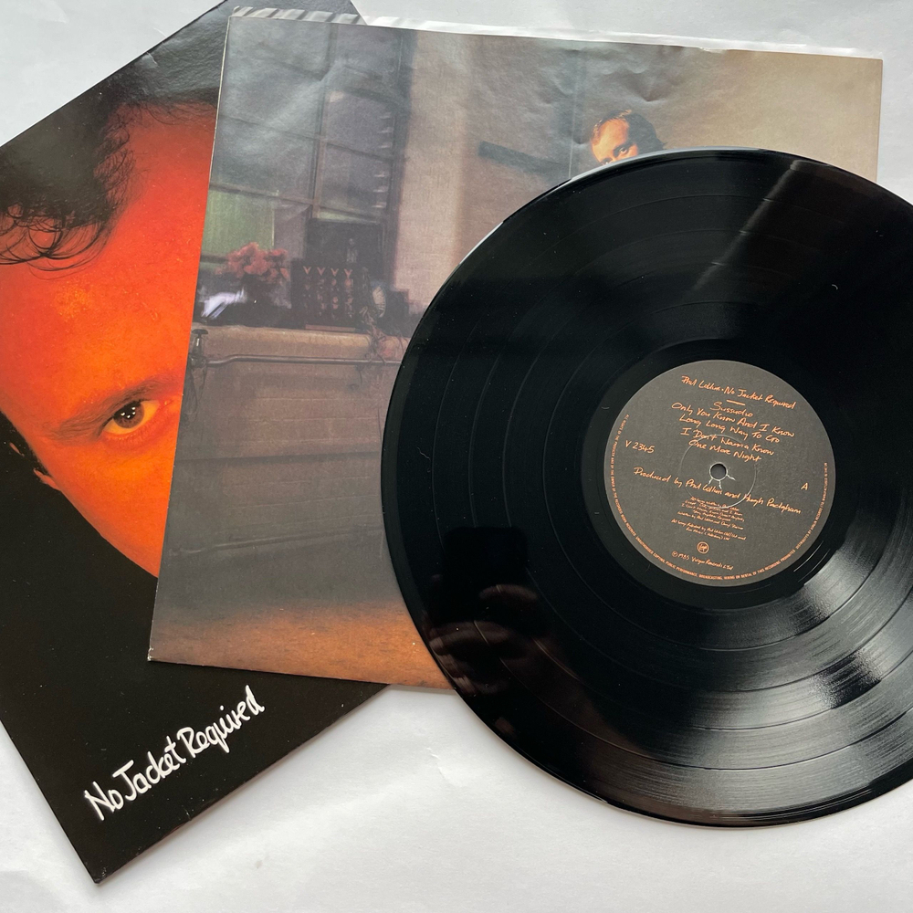 Винтажная виниловая пластинка LP Phil Collins No Jacket Required (Англия 1985) Sussudio