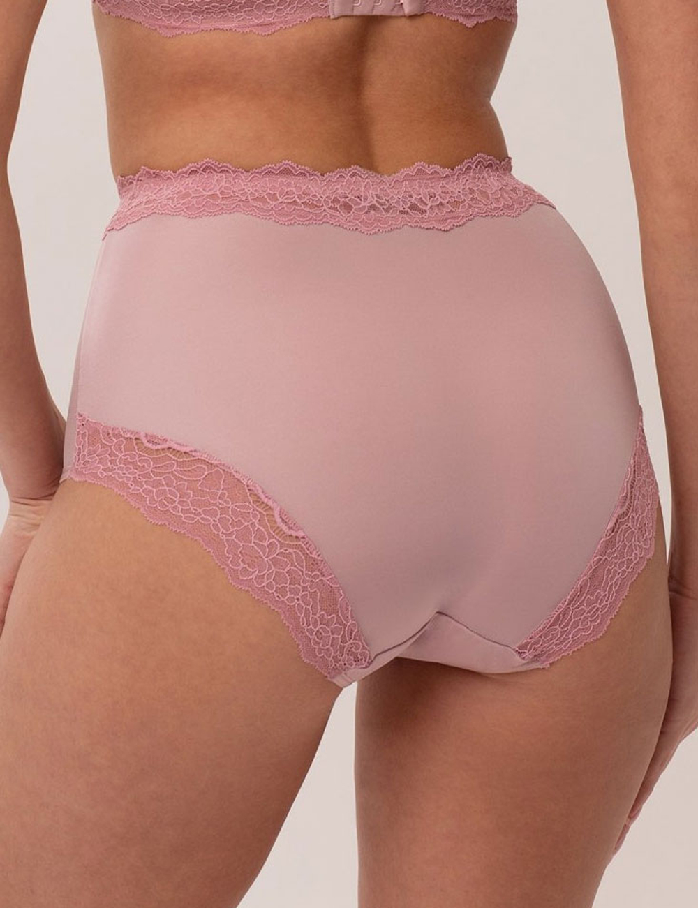 Трусы Subtille Nina Dusty Rose слипы высокие (пыльная роза)
