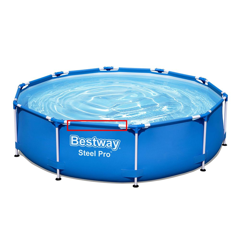 Горизонтальная балка для 305 на 76 см. BESTWAY (Верхняя направляющая), запчасть для круглых каркасного бассейна Pro Max Bestway артикул 56677, под пластиковый тройник "10"