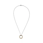 Подвеска из жёлтого золота на серебряной цепочке, Tiffany💠Exclusive - В наличии