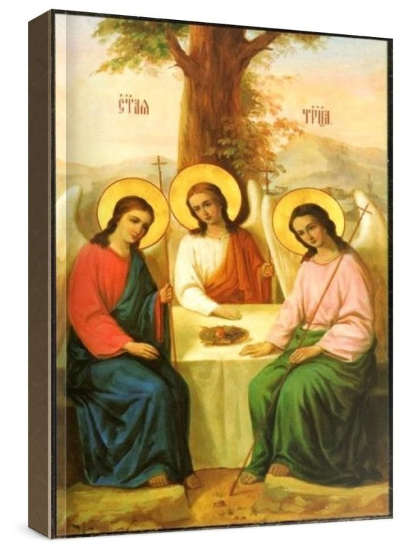 Троица (рукописная икона)