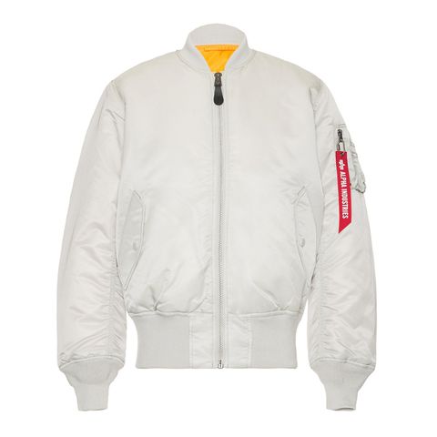 Бомбер Alpha Industries MA-1 Light Grey (Светло-серый)