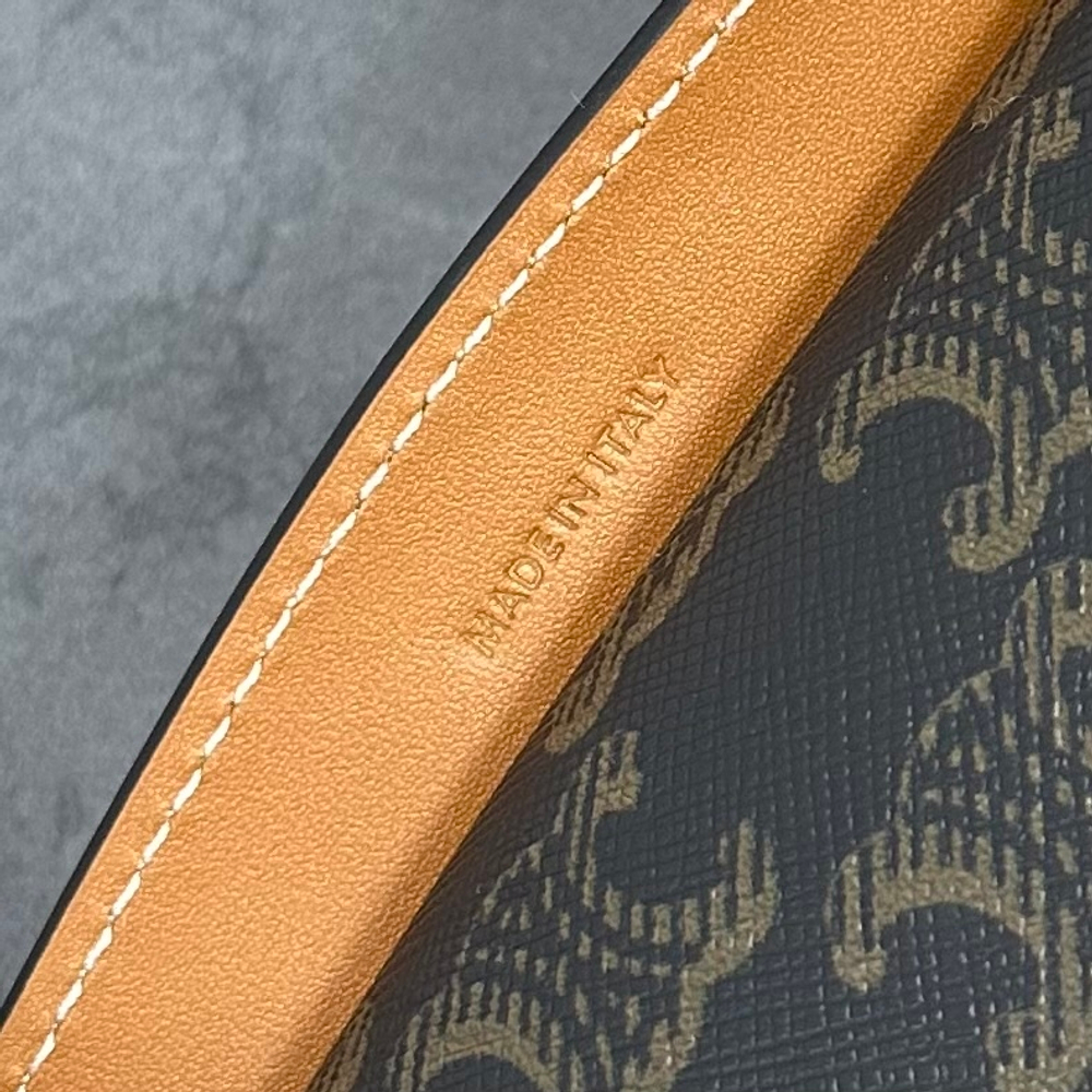Сумка Celine Duffle, коричневая — фото 8