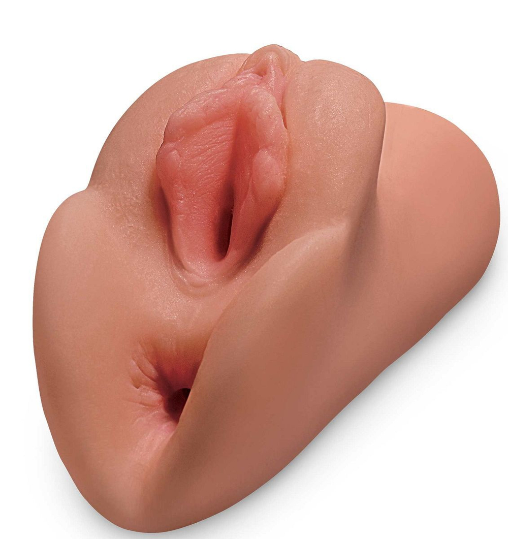 Кофейный мастурбатор Perfect Pussy Double Stroker (Цвет: кофейный)
