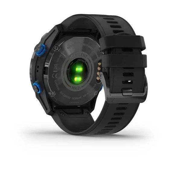 Комплект умные часы - дайвинг компьютер Garmin Descent MK2i DLC-покрытием и черным ремешком + датчик Descent T1