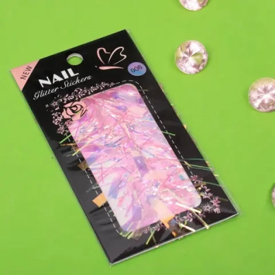 Фольга для нейл-арта «Nail Art Design», цвет золото, серебро и розовый, 14*7см
