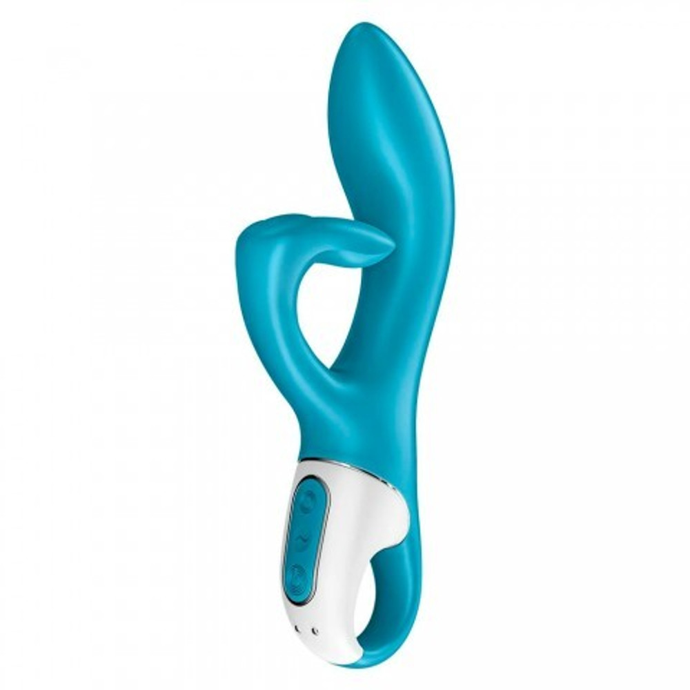 Вибратор-кролик Embrace me berry Satisfyer, бирюзовый