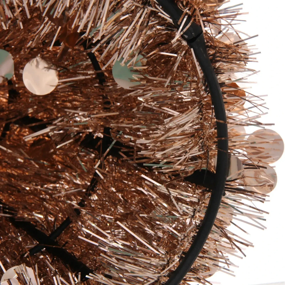Елка декоративная TINSEL «Изящный блеск» 50 см, Розовое золото