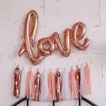 Гирлянда буквы LOVE Rose Gold 108 см * 64 см. (воздух)