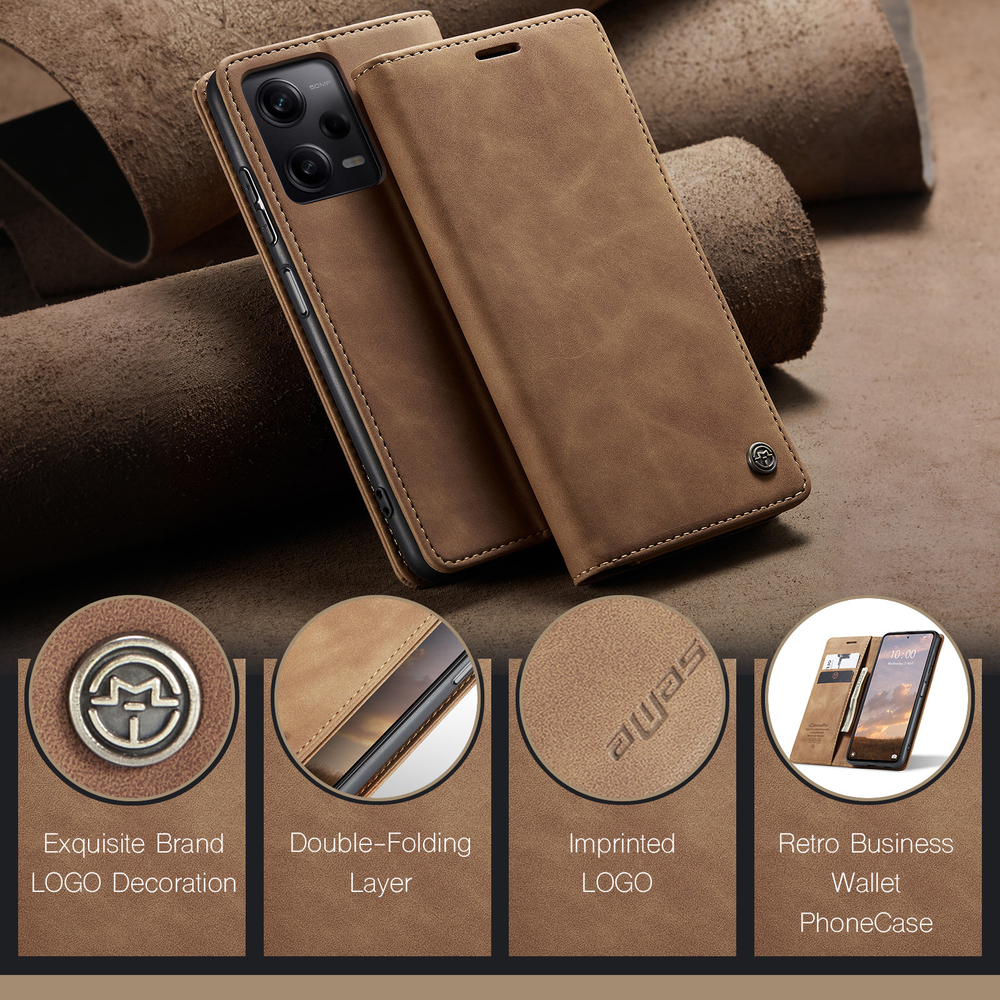 Чехол-книжка CaseMe Matte Xiaomi Redmi Note 12 Pro 5G