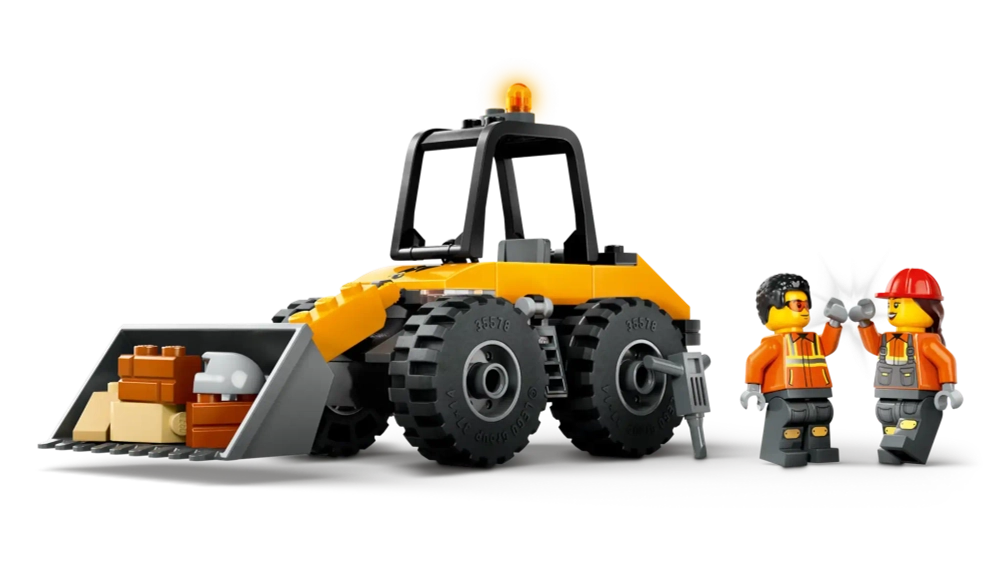 Конструктор LEGO City 60450 Желтый строительный колесный погрузчик