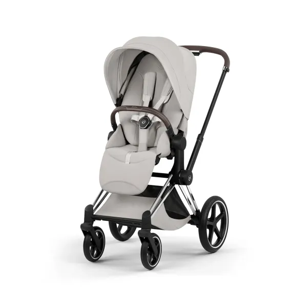 Детская коляска Cybex Priam V Style 2 в 1 City Grey на раме Chrome Brown