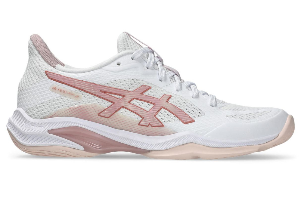 Женские кроссовки для бадминтона/сквоша Asics Blade FF 2 — white/morganite